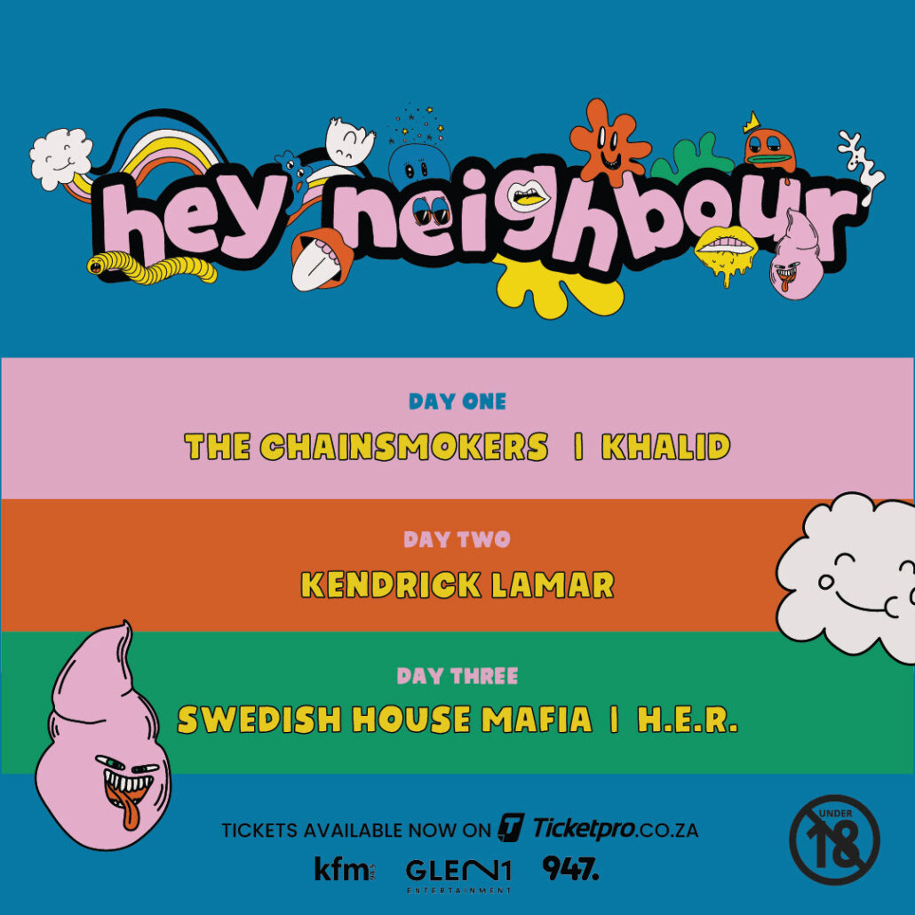 KENDRICK LAMAR HEADLINE HEY NEIGHBOUR FESTIVAL
