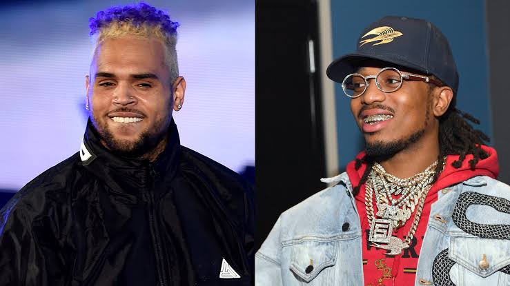 Chris Brown Challenges Quavo