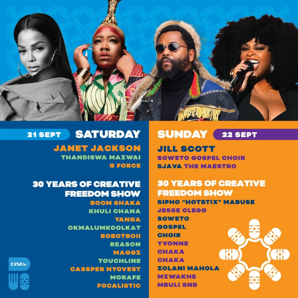 Janet Jackson and Jill Scott to Headline DStv Delicious Festival 2024