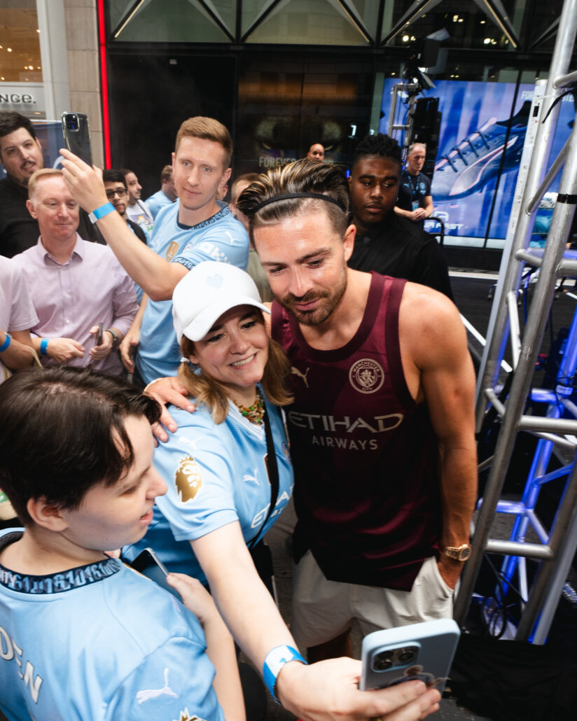 PUMA & MANCHESTER CITY LAUNCH THE 24/25 THIRD KIT IN NEW YORK CITY