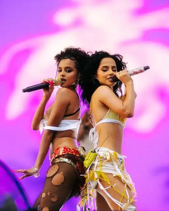 Tyla & Becky G Set Coachella 2025