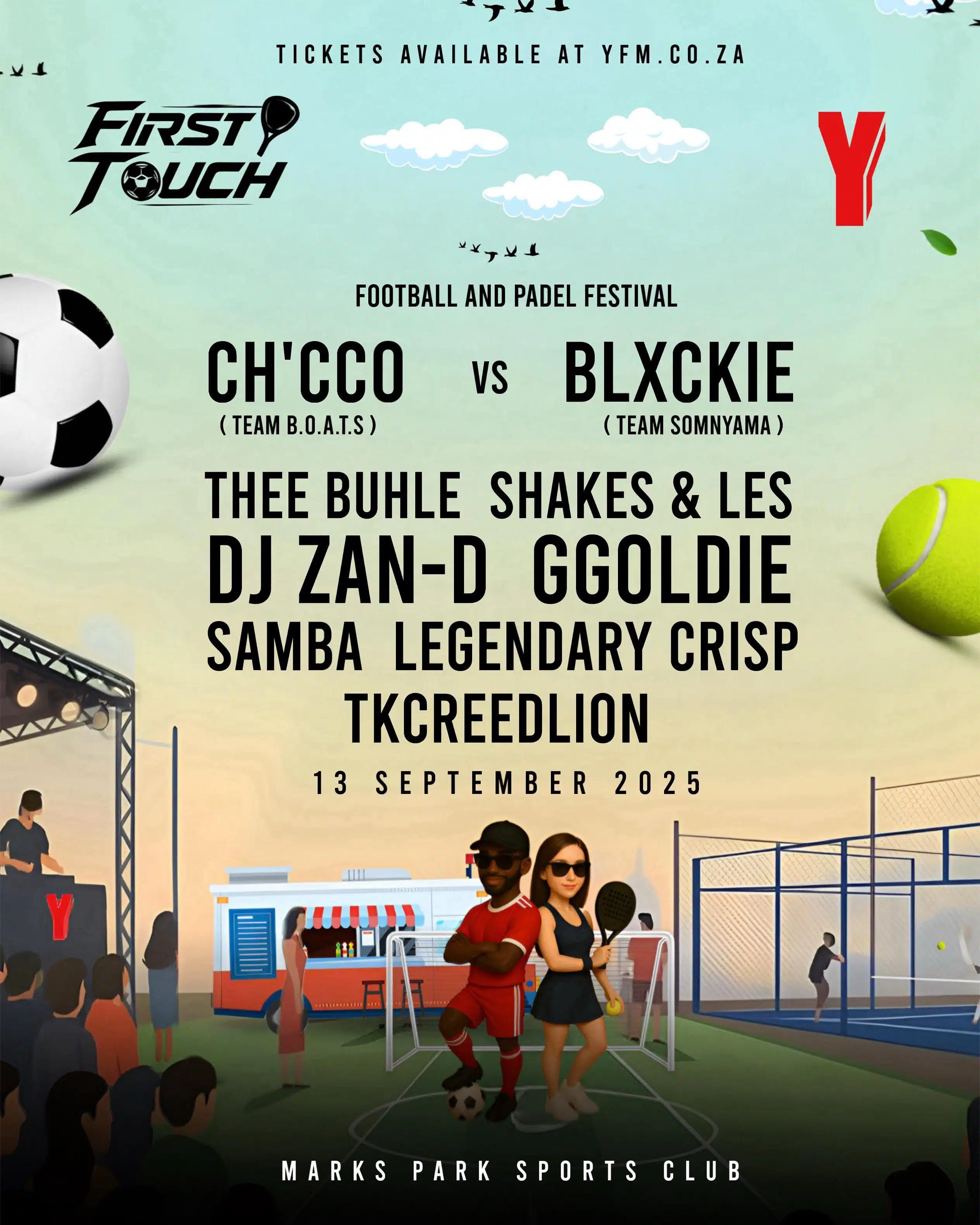 Y PRESENTS ‘FIRST TOUCH’ FOOTBALL AND PADEL TOURNAMENT
