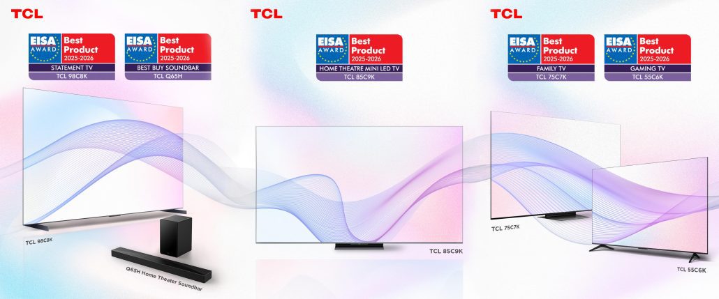 TCL Dominates with Five EISA Awards