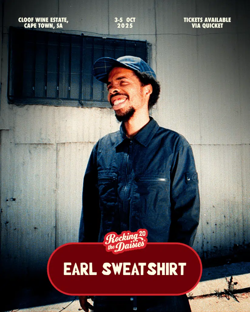Earl Sweatshirt Rocking the Daisies 2025