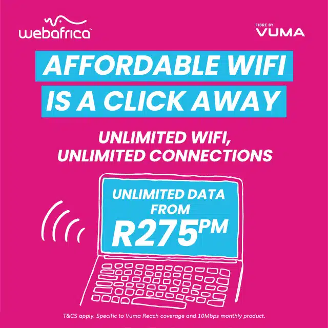 Webafrica Fibre Packages & Prices in South Africa (2026)