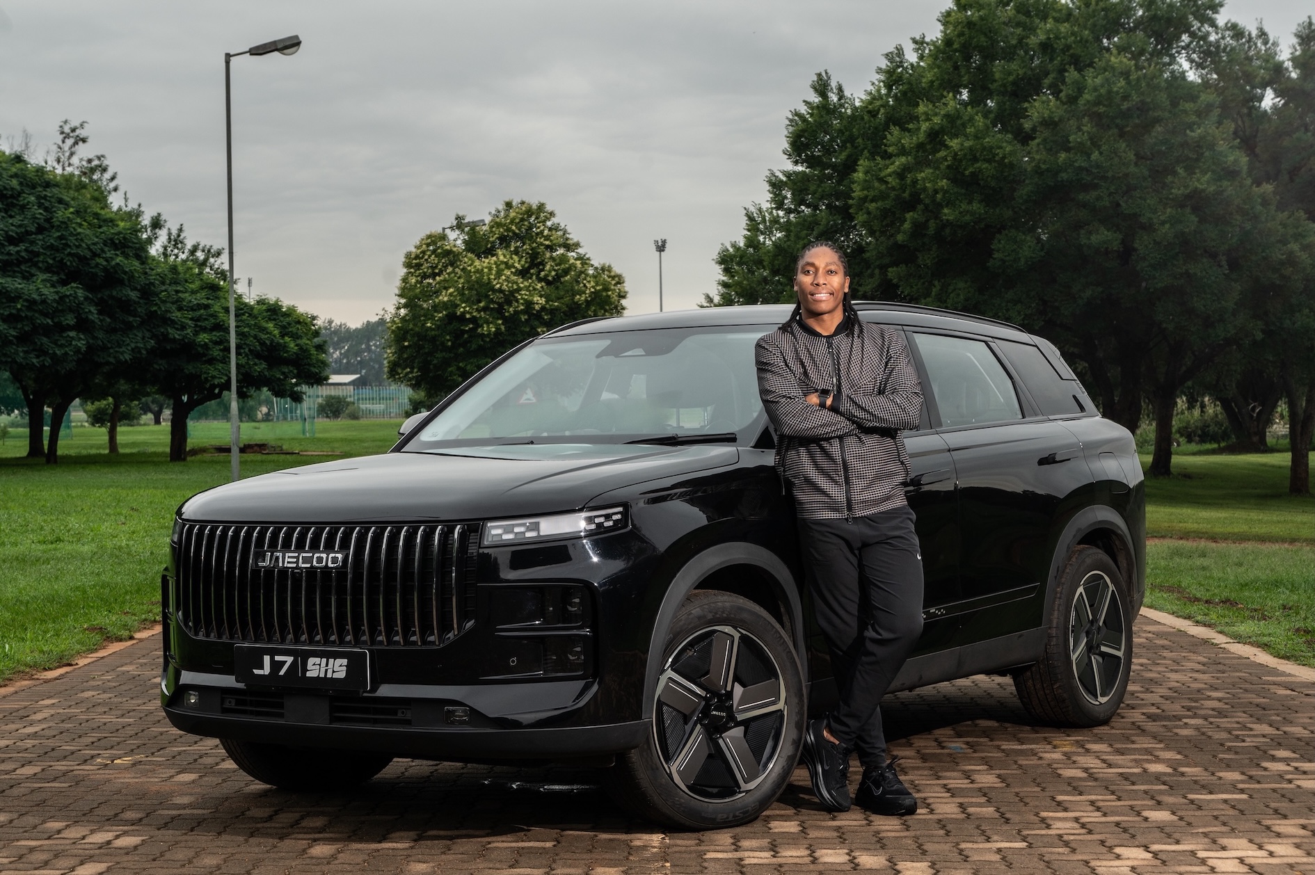 Caster Semenya JAECOO's brand ambassador for the new J7 SHS plug-in