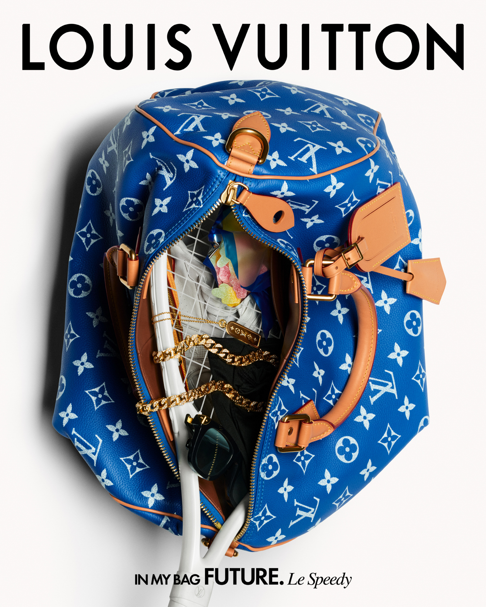 Louis Vuitton "In My Bag" – Speedy P9 Campaign