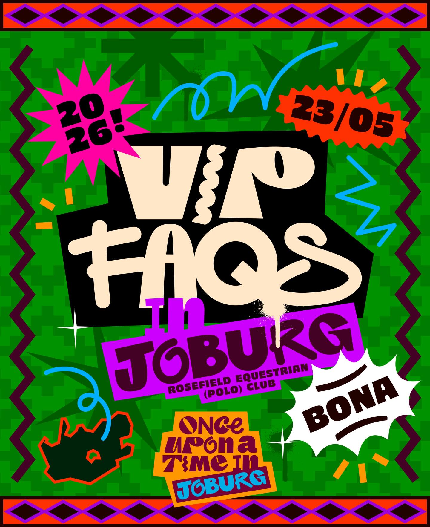 Once Upon A Time In Joburg Announces Final VIP Drop and New VVIP Experience