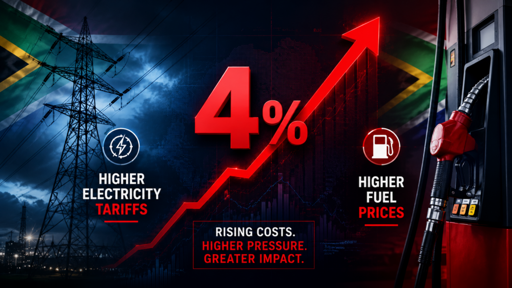 South Africa Inflation Rate Jumps to 4% in April 2026