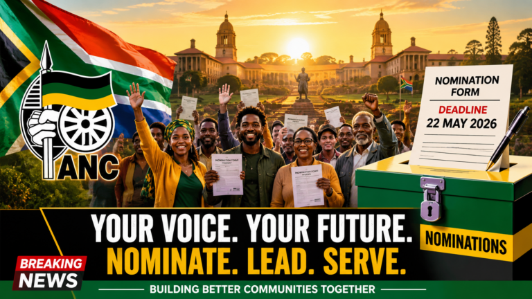 African National Congress Mayoral Nominations 2026 Local Elections
