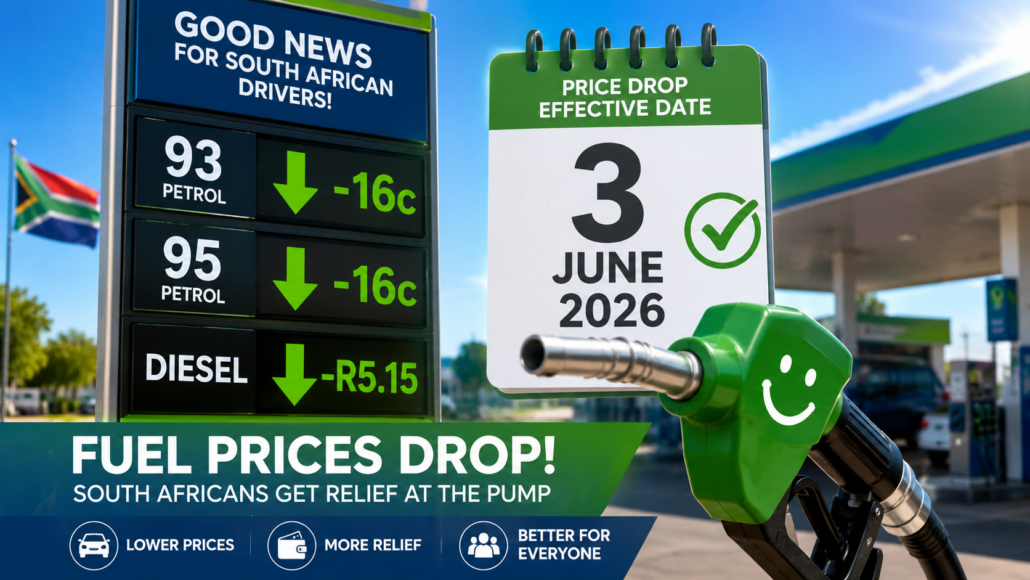 Petrol Drop Diesel Fall by Nearly R5