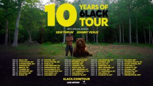 6LACK 10 Years of 6LACK Tour 2026 Dates Tickets Presale