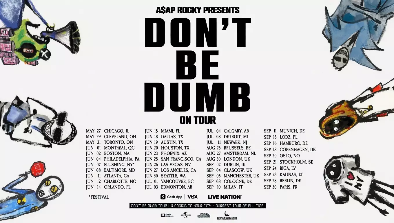 A$AP Rocky Don't Be Dumb World Tour 2026