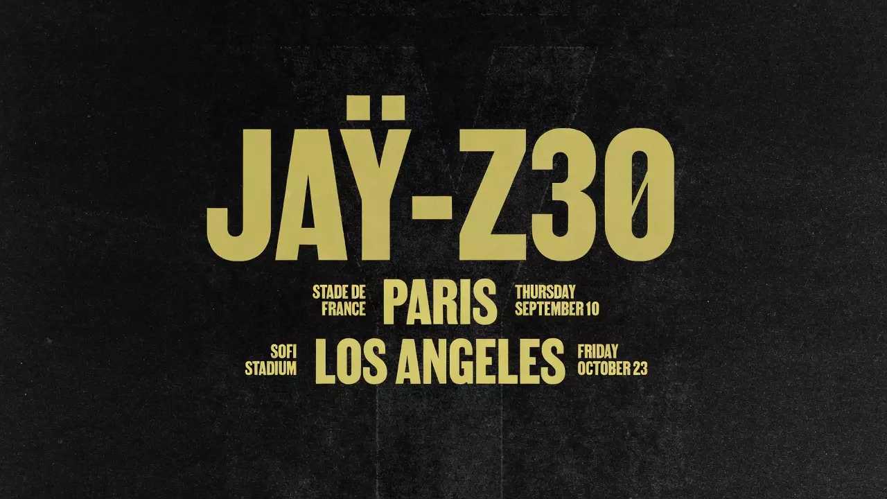 Jay-Z 2026 Tour Paris Los Angeles Jay-Z30 Shows Tickets