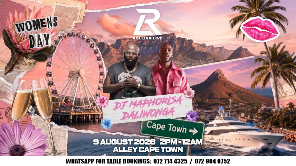 Rolling Live DJ Maphorisa Daliwonga Cape Town Tickets