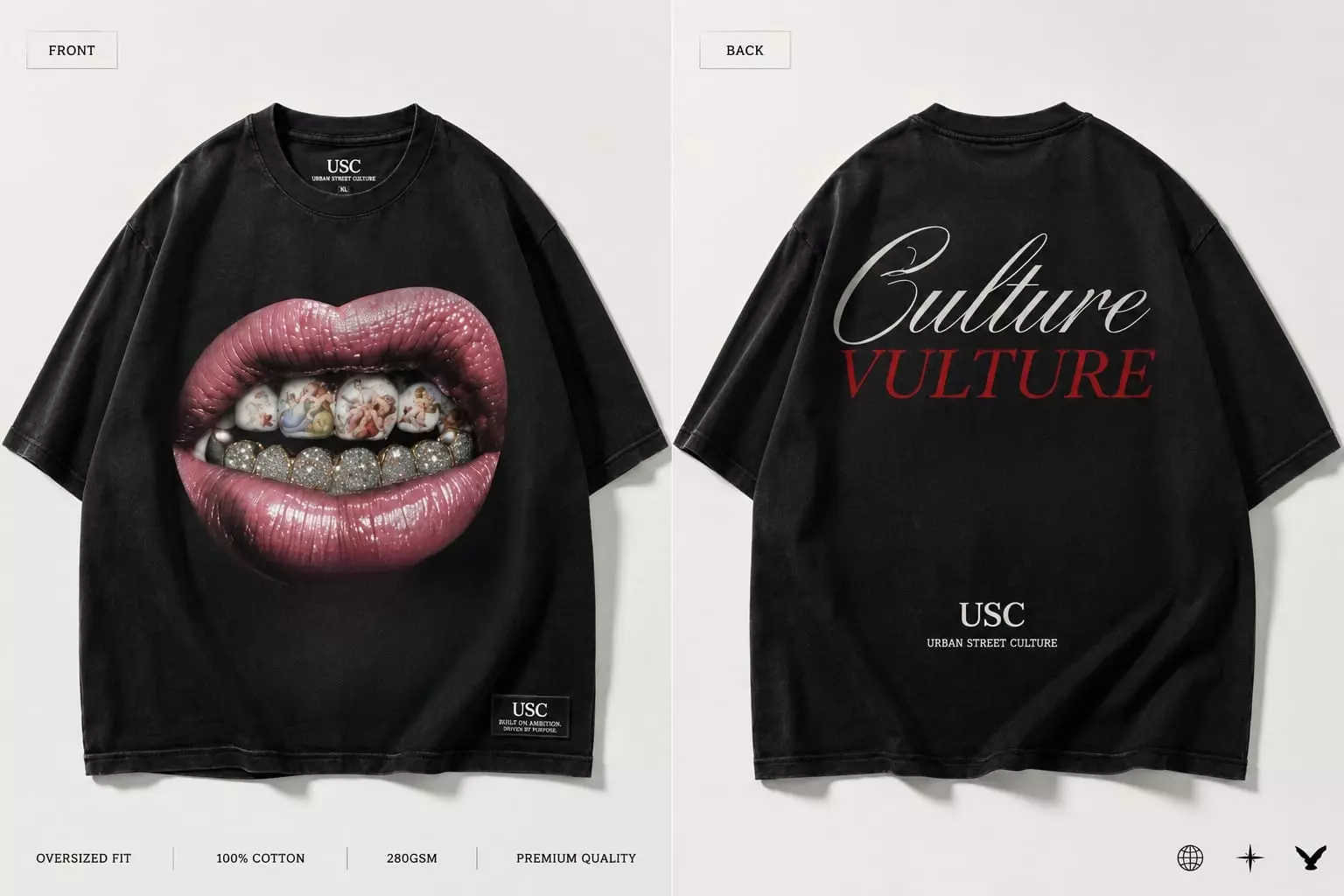 USC Culture Vulture Tee — Lips Edition