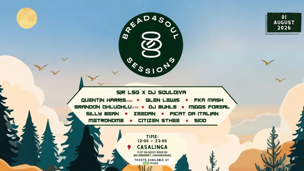 Bread4Soul Sessions JHB 2026 Final Lineup