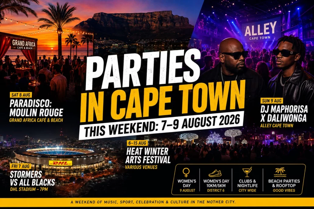 Parties in Cape Town This Weekend