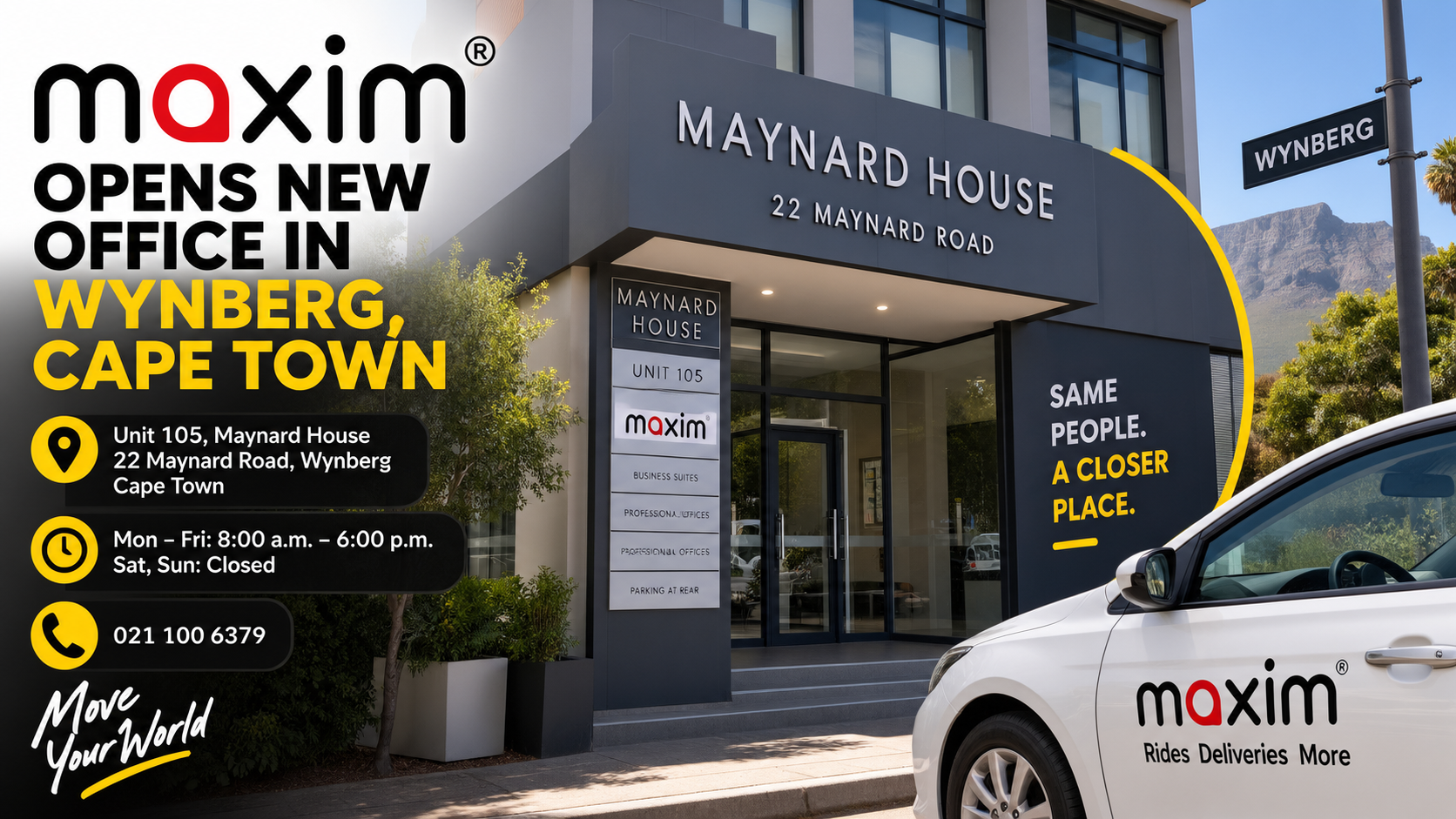Maxim office Cape Town